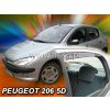 Deflektory na Peugeot 206 Htb 1998-2012 (+zadné)