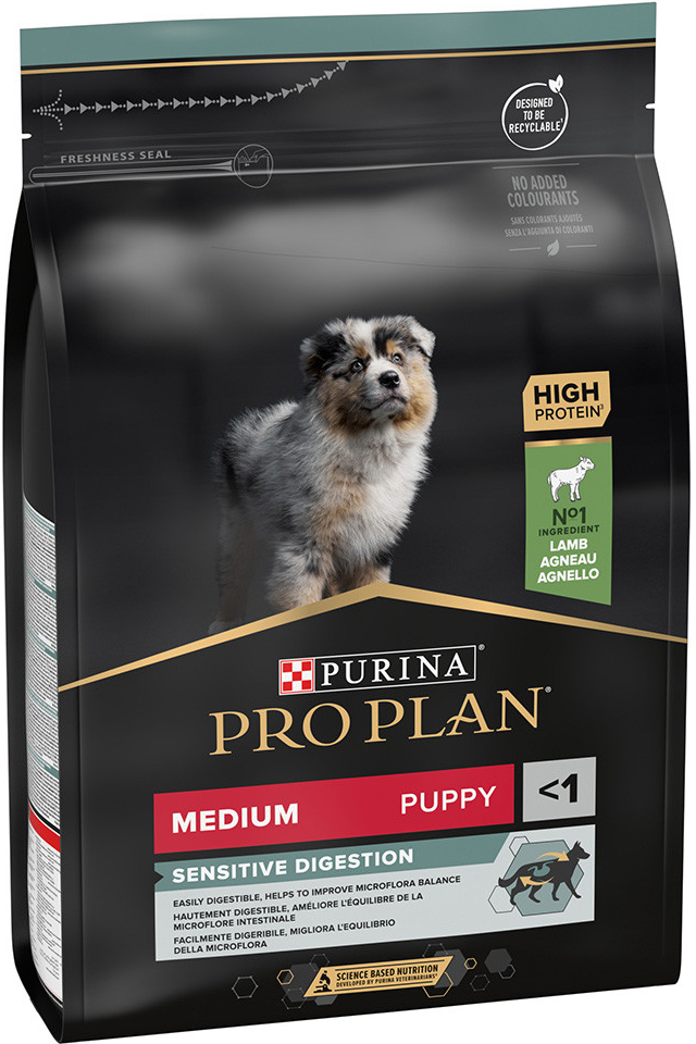 Purina Pro Plan Medium Puppy Sensitive Digestion jahňacie 2 x 3 kg