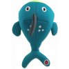 Hračka Dog Fantasy Water Float veľryba pískacia a plávajúca tyrkysová 28cm