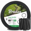 Záhradný trávnikový obrubník 10 m x 5 cm čierny + KOTVY EASY BORDER BRADAS