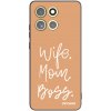 Picasee silikonový černý obal pro Motorola Moto G86 Power 5G - Boss Mama