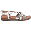 Sergio Leone's flat white sandals biela | šedá 41 SERGIO LEONE 0000296845224