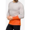Cyklistická mikina POC MTB Pure L/S Jersey - granite grey/zink orange