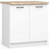 Ak furniture Kuchynská skrinka Olivia S 80 cm 2D biela