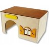 JK ANIMALS domek Kvádr drevený domček pre morčatá 23 x 15 x 13 cm