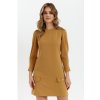 K148 Trapézové šaty - škoricové EU M