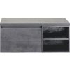 Kúpeľňová skrinka pod umývadlo Sanox Frozen betón antracit 100 x 43 x 45 cm