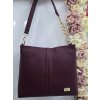 Katrin's Fashion Štýlová bordová kabelka na plece zelliao001 - Bordová zelliao001