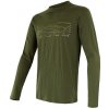 SENSOR MERINO ACTIVE PT TRACK pánske tričko dl.rukáv safari Veľkosť: XL