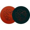 Zomo 2x Slipmaty Plasticman Silhouette Red & Black