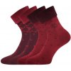 Ponožky LONKA® Frotana červené víno 2 páry 39-42 117868