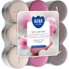 Parafínová sviečka tealight Záhrada SPA Aura 18 ks