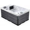 Lovia vírivá vaňa pre 2 osoby 200x130x82 L303 Opláštění: Grey, Barva akrylátu: White Marble