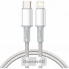 Baseus CATLGD-02 USB-C (M) - Lightning (M), 1m, bílý