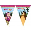 Banner – girlanda máša a medveď vlajky – 230 cm 5201184865637