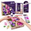 OKTO Wiky kreativita INSPIRATION Výtvarná modelovacia sada DIY kvetiny v drevenom ráme 21x21 cm WKW034367