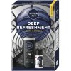 GIFT SET Nivea MEN Deep Refreshment-SG Active clean 250ml,Roll-on Black&White Original50ml