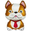 BP Fóliový balónik Bulldog hnedý