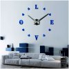 SENTOP Veľké nalepovacie hodiny na stenu - LOVE 3344 12S011 analógové