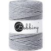 Bobbiny 3PLY Macramé Rope 5 mm 100 m Silver Špagát