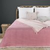 EUROFIRANY BAVLNENÁ DEKA AKRYL 29 220X240 CM RUŽOVÁ