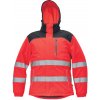 Cerva KNOXFIELD HV WINTER Zimná reflexná parka HV červená L