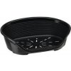 Pelech plast SIESTA DLX 8 čierny 82x59,5x25cm FP