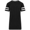 Build Your Brand Pánske dlhé tričko Stripe Jersey BY032 MulticolouČervená Čierna/Biela 4XL