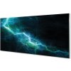 Nástenný panel blesky fraktály 100x50 cm