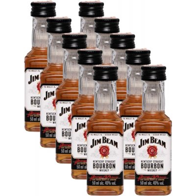 Jim Beam Mini 40% 0,05 l (čistá fľaša)