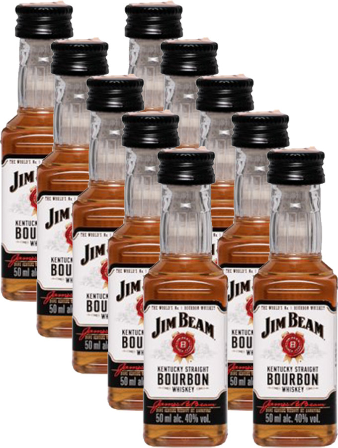 Jim Beam Mini 40% 0,05 l (čistá fľaša)