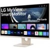 LG MT IPS LED 27 27SR50F - IPS panel, SMART, 1920x1080, 2xHDMI, 2x USB, repro, webOS, bezova barva