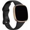 ESES 1530001880 - Silikonový řemínek černý velikost L pro Fitbit Versa 3