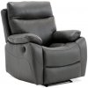 TV a relaxačné kreslo TV-4094 GREY3 s elektrickým ovládaním, šedá látka, 1 motor 240V