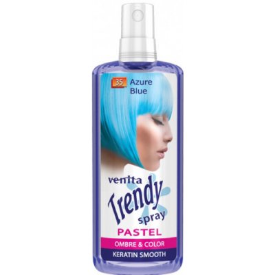 Venita Trendy Spray pastelový sprej na vlasy 35 modrý 200 ml