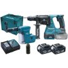 Makita DHR243RTJV Aku kombinované kladivo Li-ion 18V/5,0Ah,systainer