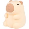 Detské LED dekoratívne nočné svetlo Capybara 2,5W 18lm 3000K teplá biela RGB 360° Brown Masterled