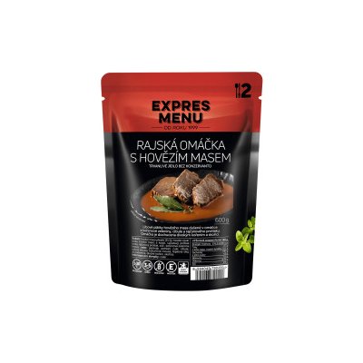 Expres menu Paradajková omáčka s hovädzím mäsom 2 porcie EXPRES MENU 600 g