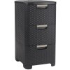 Curver zásuvka 3x 14l RATTAN Style - hnedá 06604-210