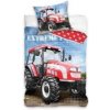 Posteľné obliečky Traktor červený art