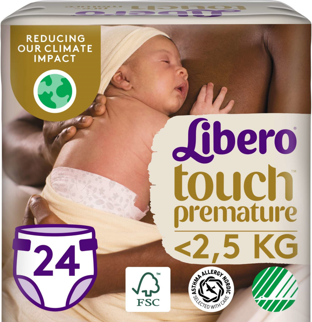 Libero Touch Premature 0 – 2,5 kg 24 ks