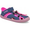 Barefoot detské sandále Fare Bare – 7061451 modroružové