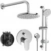 Ideal Standard Cerafine O - Sprchový set s batériou pod omietku, s telesom, 3 prúdy, priemer 20 cm, chróm BD189AA
