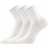 FLOUI slabé ponožky s ohrnovacím zdravotným lemom Lonka biela 35-38 1 kus 3 páry
