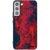 Picasee silikónový čierny obal pre Samsung Galaxy S22+ 5G - Organic red
