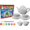LEAN TOYS Porcelánová vianočná DIY sada na maľovanie