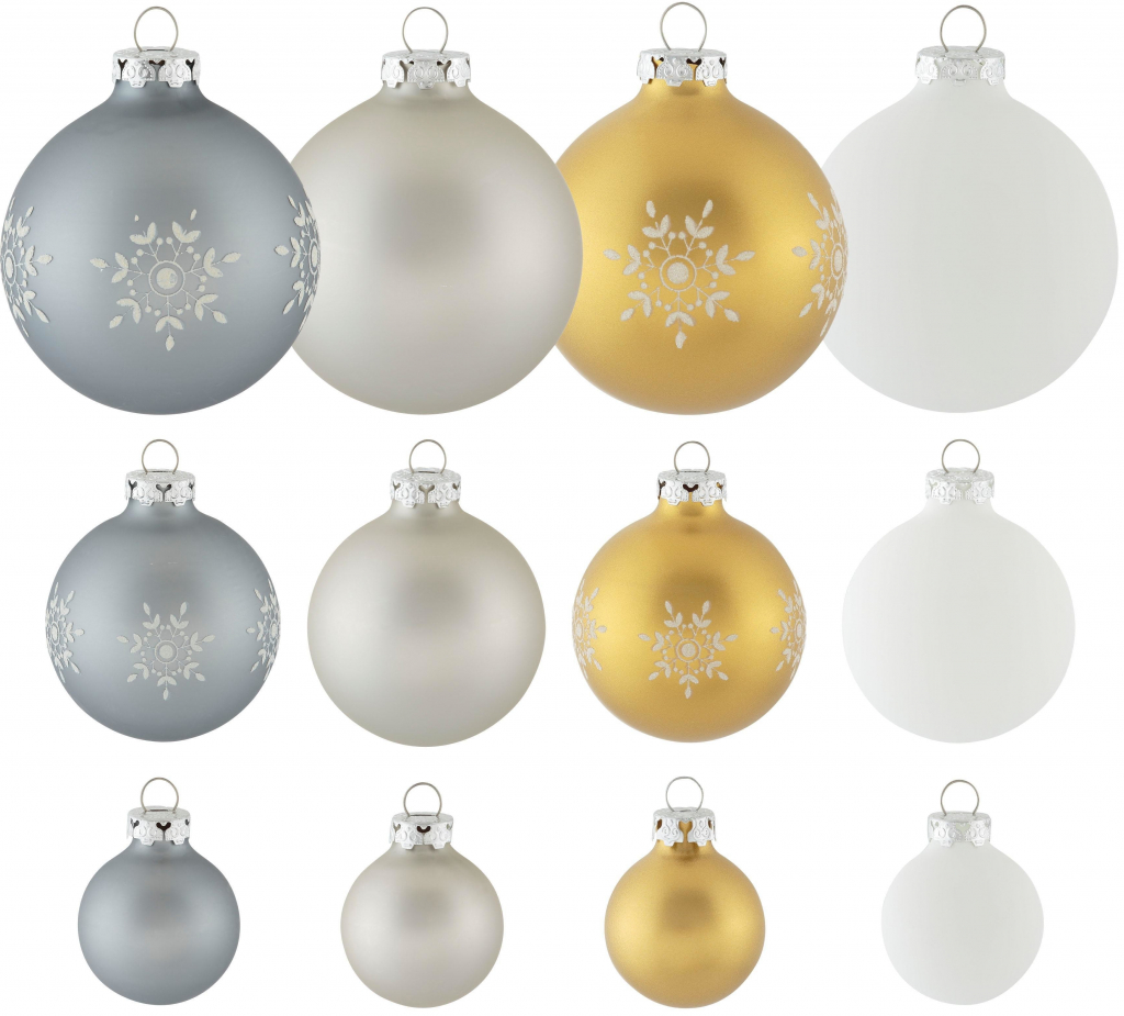 Durínske sklo- Vianočné gule na stromček "White Elegance", hnedá-čierna  bodkovaná od 49,99 € - Heureka.sk