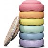 balančné kamene Stapelstein Rainbow Pastel Bundle, 6+1 ks EUR