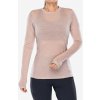 SENSOR MERINO AIR dámske tričko dl.rukáv dusty pink