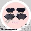 ZIMMERMANN Sada brzdových platničiek kotúčovej brzdy 25617.185.1